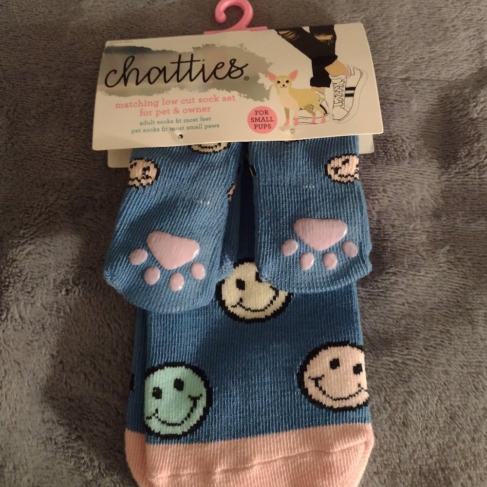 Pup and owner matching socks